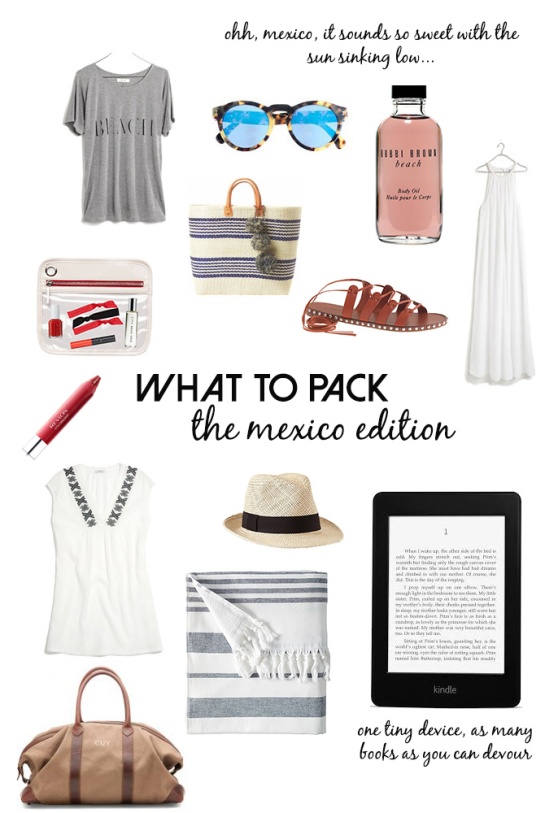 what-to-pack-mexico-beach-vacation