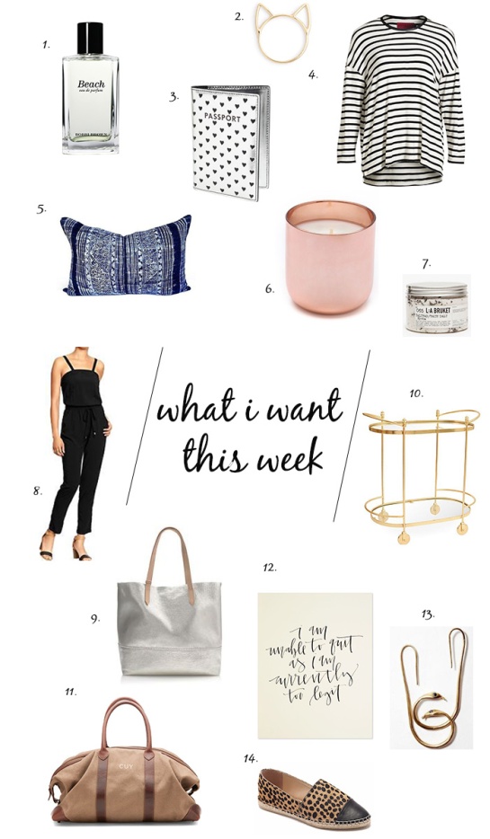 what i want this week shopping list