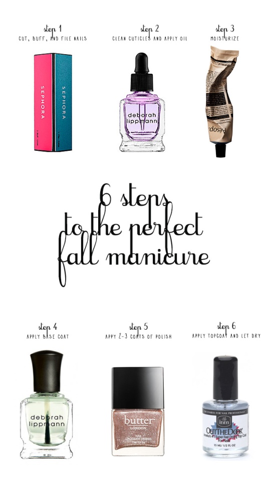 6 steps to the perfect fall manicure